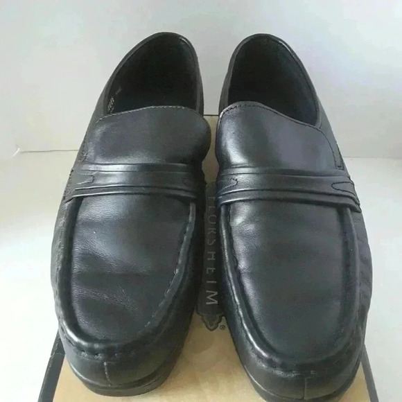 Florsheim Black slip-on leather shoes size 10EEE